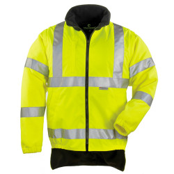 HIWAY HI-VIZ Parka de travail haute visibilité 4 en 1