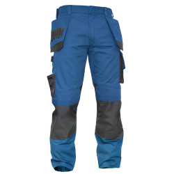 MAGNETIC Pantalon bicolore polycoton multipoches  bleu gris