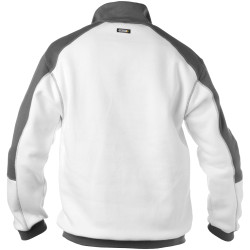 Sweat shirt de travail BASIEL Blanc/gris dos