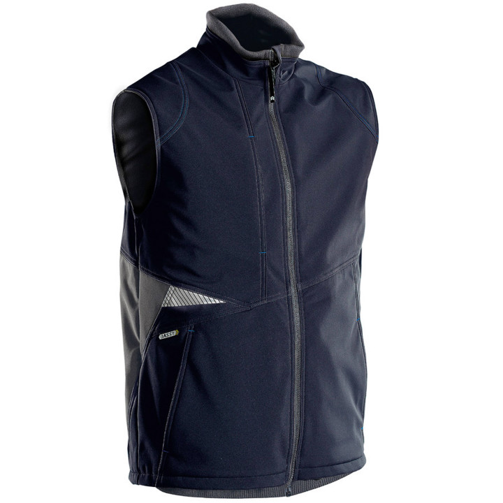 FUSION Gilet de travail hivers bicolore marine gris