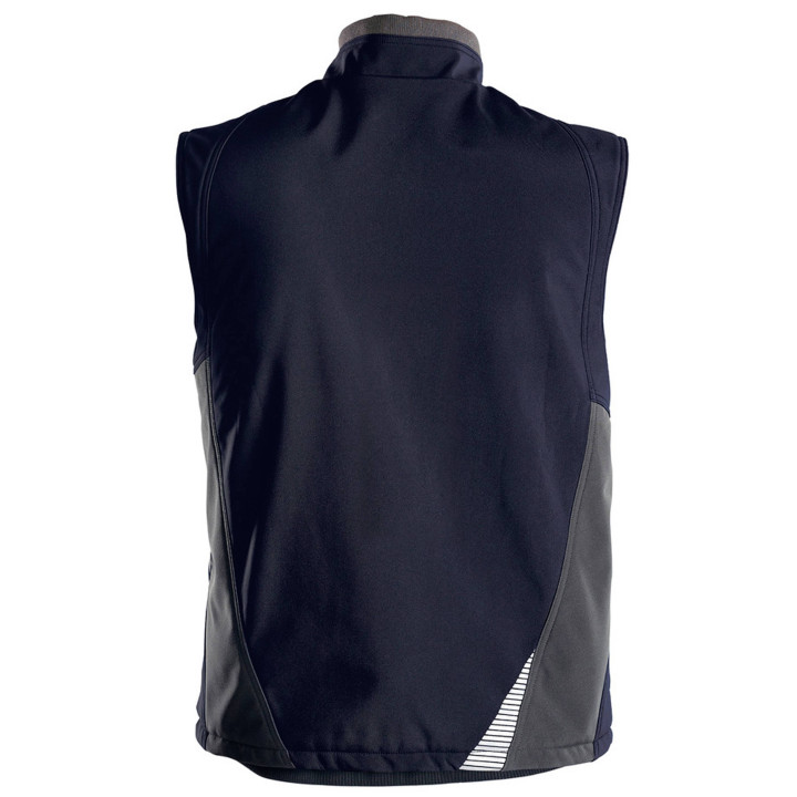 FUSION Gilet de travail hivers bicolore marine gris