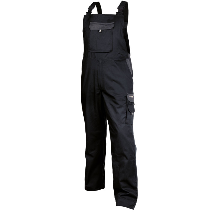 CALAIS Cotte &agrave; bretelles homme bicolore Noir/Gris