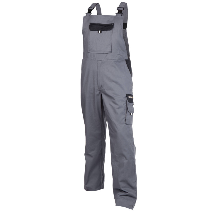 CALAIS Cotte &agrave; bretelles homme bicolore Gris/Noir