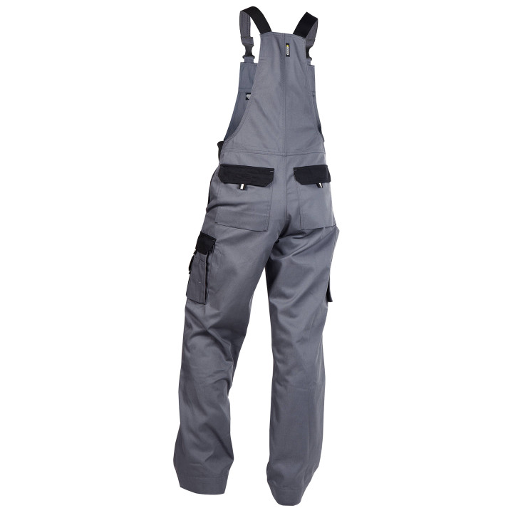 CALAIS Cotte &agrave; bretelles homme bicolore Gris Noir