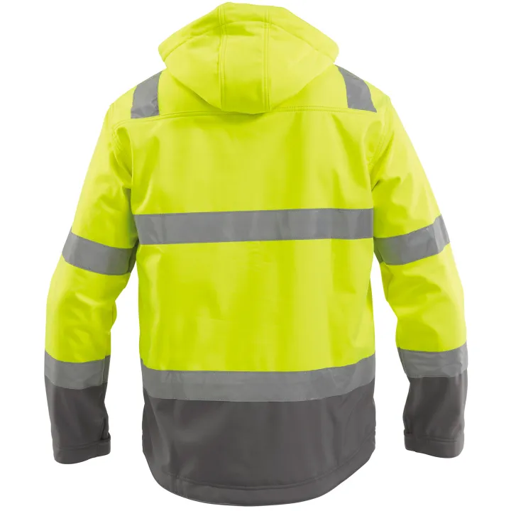 MALAGA Veste softshell haute visibilit&eacute; imperm&eacute;able