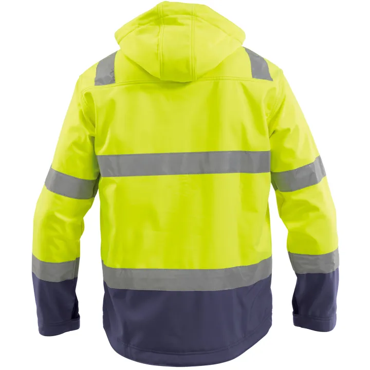 MALAGA Veste softshell haute visibilit&eacute; imperm&eacute;able