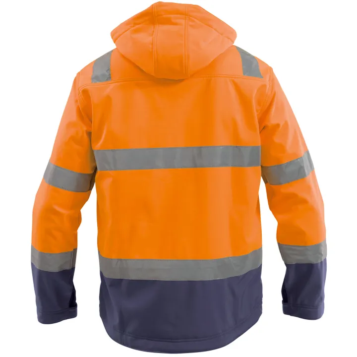 MALAGA Veste softshell haute visibilit&eacute; imperm&eacute;able