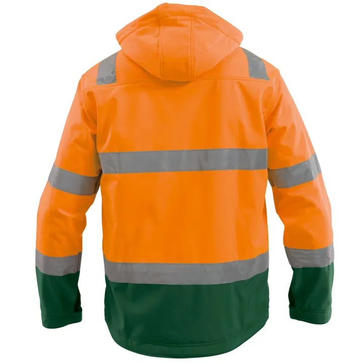 MALAGA Veste softshell haute visibilit&eacute; imperm&eacute;able