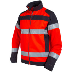 FLUOPRO Blouson de travail homme haute visibilité coton/polyester