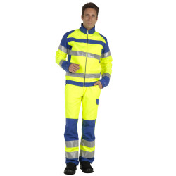 FLUOPRO Blouson de travail homme haute visibilité coton/polyester