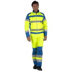 FLUOPRO Blouson de travail homme haute visibilité coton/polyester