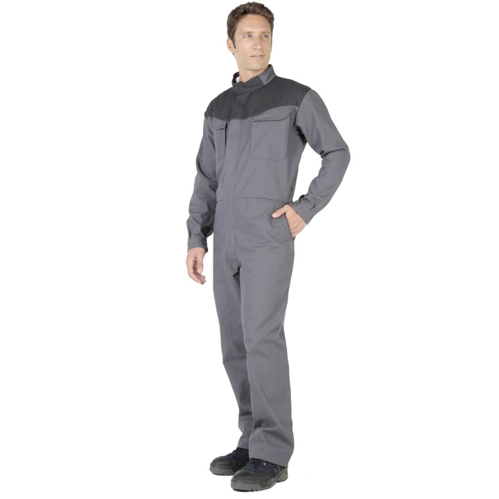 PRO UP Combinaison de travail homme sans m&eacute;tal gris