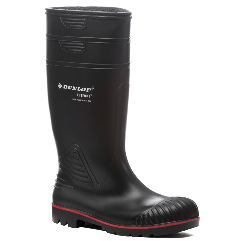 ACIFORT Bottes de sécurité PVC Noir