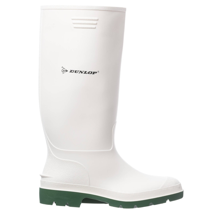 HYGRADE Bottes de travail en PVC Blanc