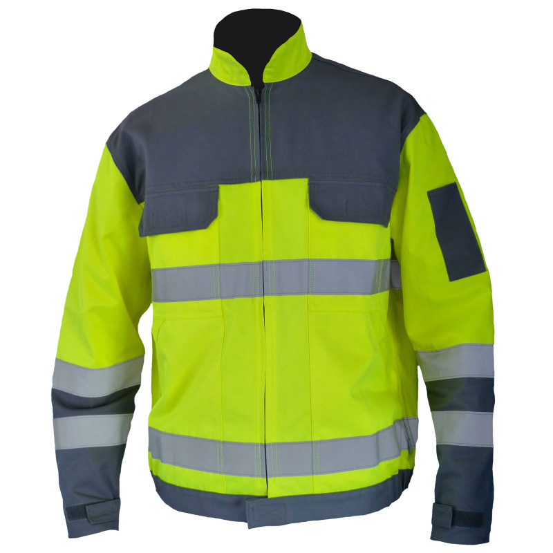 TYPHON Blouson de travail homme haute visibilité multipoches