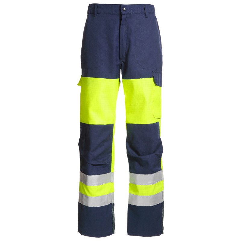 SAFELINE Pantalon de travail multirisques haute visibilité