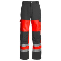 SAFELINE Pantalon de travail multirisques haute visibilité