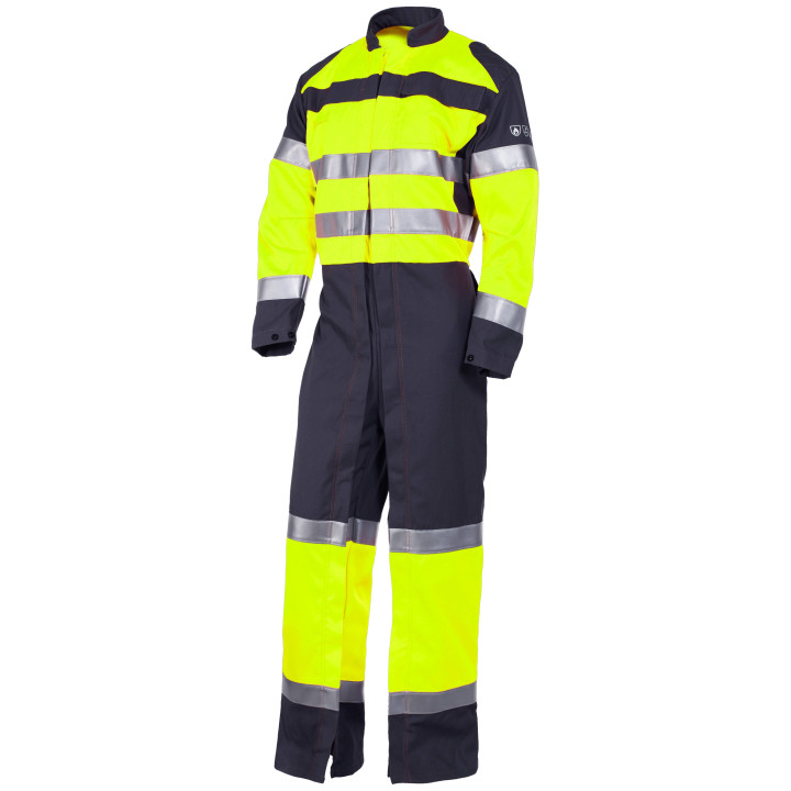 SAFELINE Combinaison de travail multirisques haute visibilit&eacute;