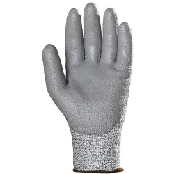 Gants résistants à la coupure en polyéthylène enduit polyuréthane