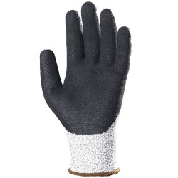 Gants de Monteur Polyester Enduit PU - Anti-Coupures Niveau B - Taille 9 :  Entretien et Sécurité Promeca