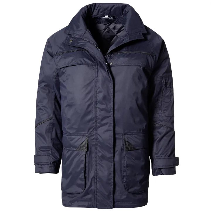 FAUSTINE Parka de travail imperm&eacute;able femme PIONIER marine