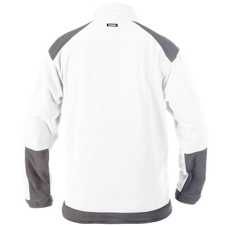 KAZAN Veste de travail femme confortable et r&eacute;sistante blanc gris