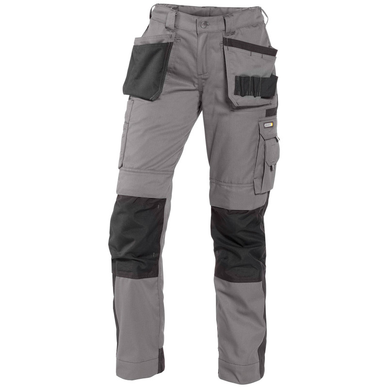 SEATTLE Pantalon multipoches femme bicolore gris noir