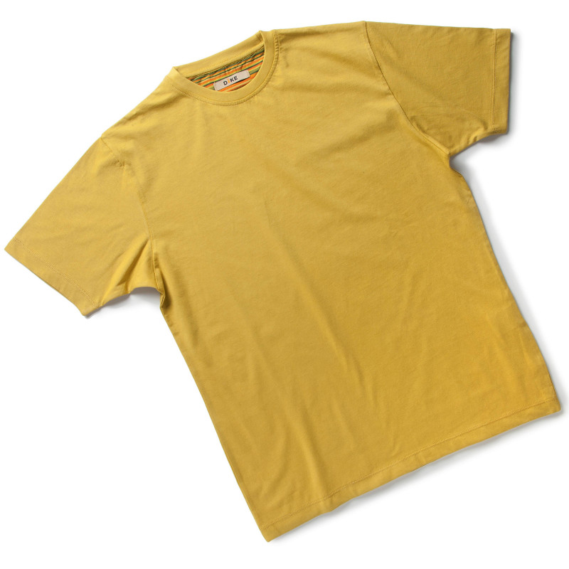 TAKE Tee Shirt de travail 100% coton jaune
