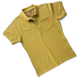 POKER Polo de travail homme 100% coton jaune