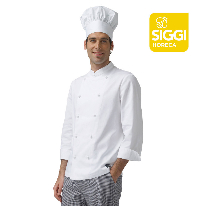 ARTUR Veste de cuisine manches longues 100% coton