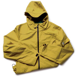 ICY Veste de travail extérieur imperméable 100% polyester jaune