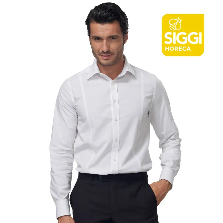 JAMES Chemise de service homme manches longues
