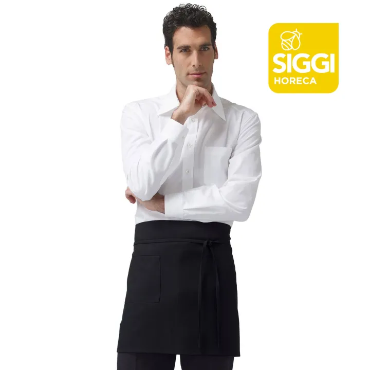 PALERMO Tablier de serveur mixte polyester noir