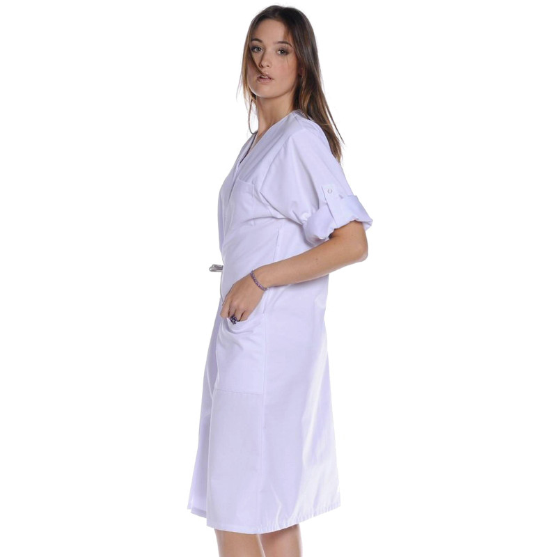 NINETTE Blouse médicale manches longues coton femme