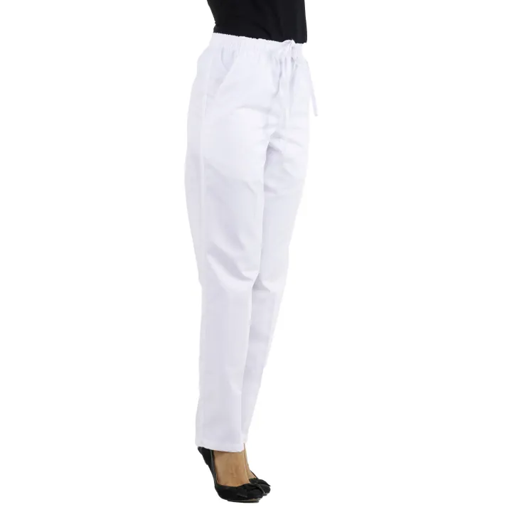MIKA Pantalon M&eacute;dical Mixte Blanc