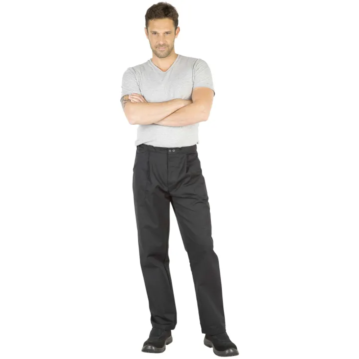 DANY Pantalon m&eacute;dical homme noir