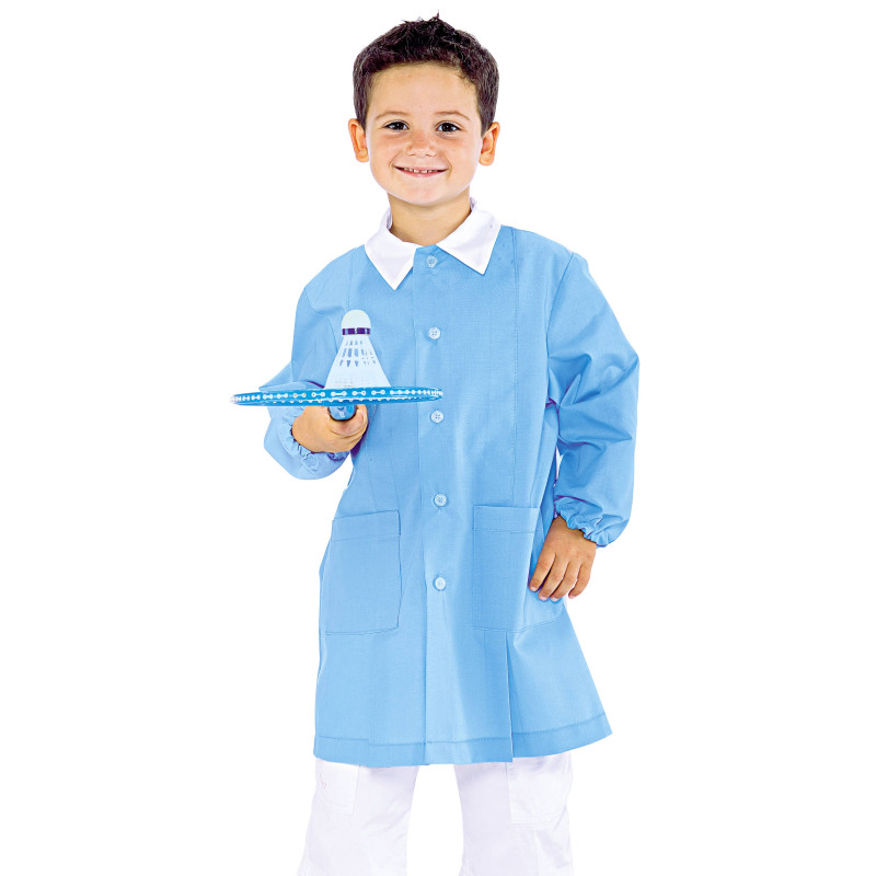 POLLICINO Blouse bleue enfant mixte 3-6 ans