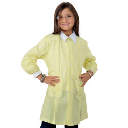 POLLICINO Blouse enfant mixte 3-6 ans quadrillée jaune