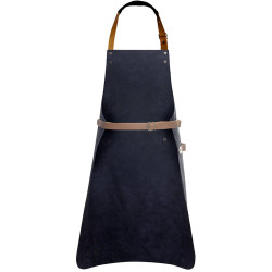 CRAFTSMAN Tablier bavette en cuir marine