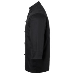 BASIC Veste de cuisine mixte 100% coton noir