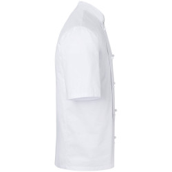 LENNERT Veste de cuisine homme manches longues 100% coton blanc