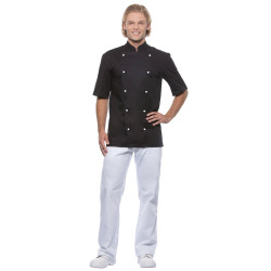 LENNERT Veste de cuisine homme manches longues 100% coton