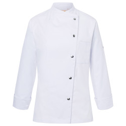 LARISSA Veste de cuisine femme manches longues