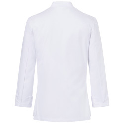 LARISSA Veste de cuisine femme manches longues blanc