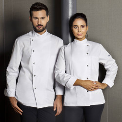 LARISSA Veste de cuisine femme manches longues