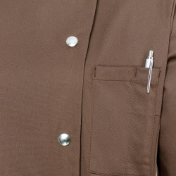 LARISSA Veste de cuisine femme manches longues