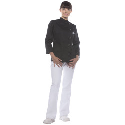 LARISSA Veste de cuisine femme manches longues