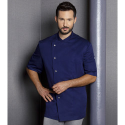 GUSTAVE Veste de cuisine homme manches courtes