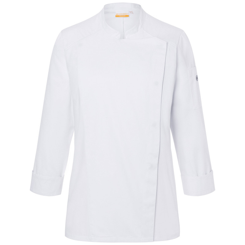 NAOMI Veste de cuisine femme ML polycoton blanc