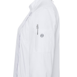 NAOMI Veste de cuisine femme ML polycoton blanc